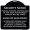 Signmission Parking Permits Are Required in This Area Unauthorized Vehicles Will Be Towed Aviso, BS-1818-22969 A-DES-BS-1818-22969 - alternate 1